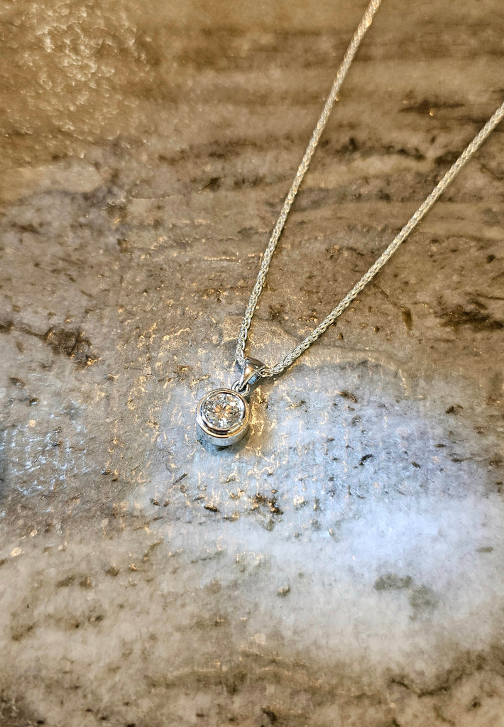 Ashes Pendant - The Diamond Solitaire