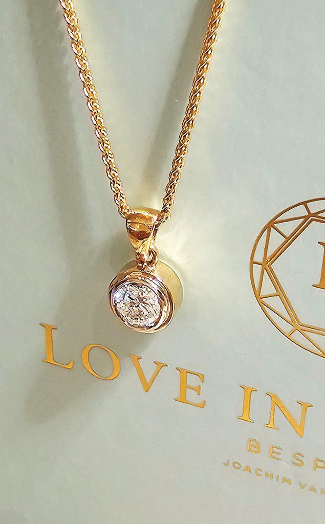 Love Note I Keepsake Pendant - The Diamond Solitaire